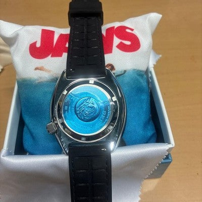 SEIKO PROSPEX SBDY137 JAWS 50TH ANNIVERSARY LIMITED AUTOMATIC WATCH BOX PAPERS