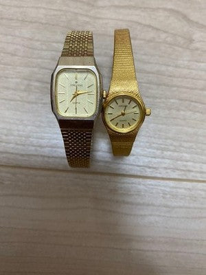 JUNGHANS CITIZEN SET OF TWO MEN'S LADIES WRISTWATCH MADE IN GERMANY AS IS