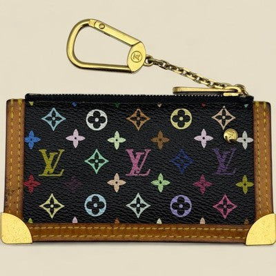 LOUIS VUITTON M92654 MONOGRAM MULTICOLORE POCHETTE CLE COIN CASE LADIES