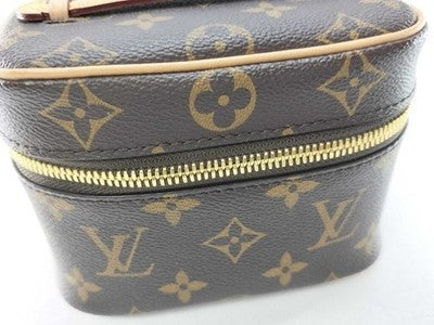 LOUIS VUITTON NICE NANO VANITY CASE MONOGRAM M44936 MINI POUCH AUTH