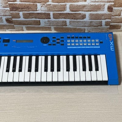 YAMAHA MX49 BLUE LIMITED EDITION 49-KEY SYNTHESIZER KEYBOARD MUSIC PRODUCTION