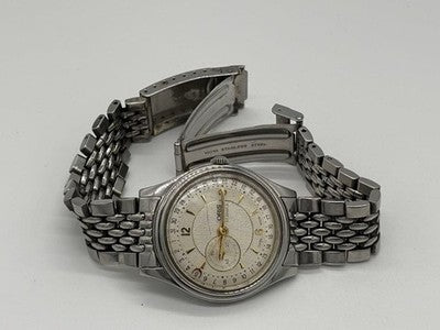 ORIS POINTER DATE SMALL SECOND 7461 AUTOMATIC WHITE DIAL MEN'S WATCH USED