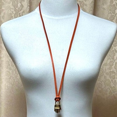 HERMES 2002 LIMITED EDITION HAND CADENA GOLD BAG CHARM MARGIELA ERA RARE