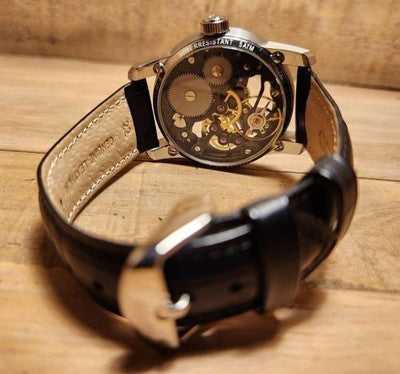 EPOS SOPHISTIQUEE EMOTION SKELETON UNITAS6497 MANUAL MENS WATCH SWISS 42MM