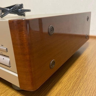TECHNICS SL-P900 CD PLAYER MASH DAC HIGH-END AUDIO SIDE WOOD PANELS JAPAN