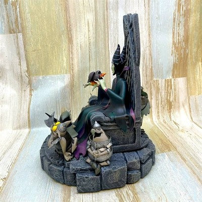 DISNEY MALEFICENT TRINKET BOX FIGURE SLEEPING BEAUTY VILLAIN RESIN RARE