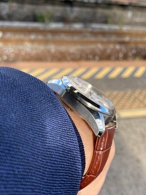 SEIKO SDGC021 BRIGHTZ MEN'S WRISTWATCH POWER RESERVE ROUND FACE JAPAN MADE