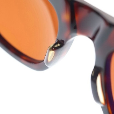 JACQUES MARIE MAGE DONOVAN SQUARE SUNGLASSES BROWN/RED JMMDO-5N 54□26