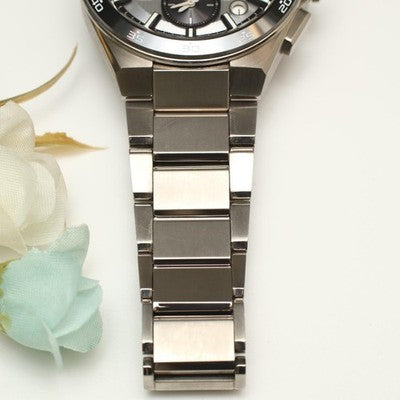 SEIKO ASTRON NEXTER SBXC153 GPS SOLAR TITANIUM CERAMIC CHRONOGRAPH WATCH