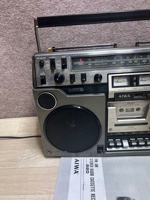 AIWA TPR-820 VINTAGE BOOMBOX STEREO CASSETTE RADIO FROM JAPAN TESTED WORKING