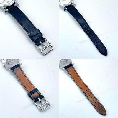 HERMES RONDE H WATCH HR1210 WOMENS SILVER QUARTZ LUXURY RARE FRANCE