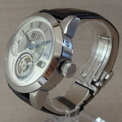MEMORIGIN AT1003-SSWHBKR GRAND MANUFACTURE TOURBILLON SS BACK SCALE AT