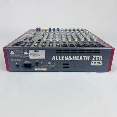 ALLEN & HEATH ZED-12FX ANALOG MIXER W/ BUILT-IN EFFECTS - TESTED WORKING