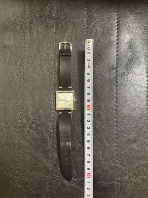 LONGINES ULTRA CHRON CAL 431 AUTOMATIC WATCH SQUARE DATE SILVER DIAL AS IS
