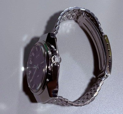 SEIKO KING SEIKO VANAC 5626-7150 PURPLE DIAL AUTOMATIC WATCH OH 1972 KS