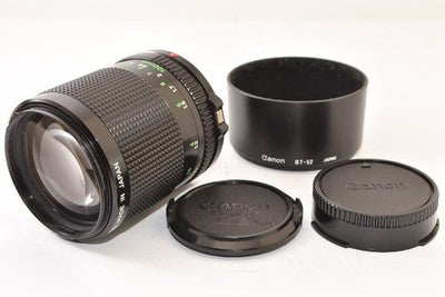 CANON NEW FD 100MM F2 LARGE-APERTURE MEDIUM TELEPHOTO LENS AS IS