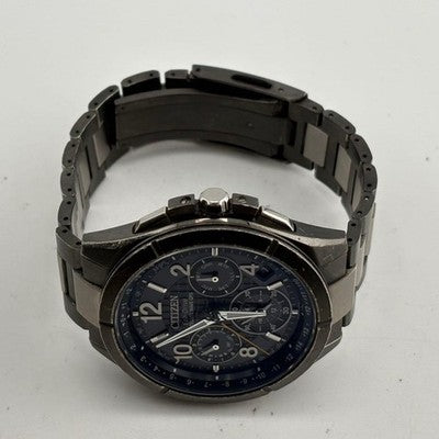 CITIZEN ATTESA F900-T023525 CC9075-52E GPS ECO-DRIVE SATELLITE WATCH W/BOX