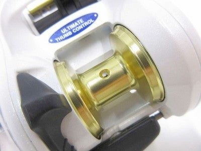 SHIMANO CHINUMATIC 1001 SP WITH SPARE SPOOL REEL FOR BLACK SEA BREAM WHITE AS IS