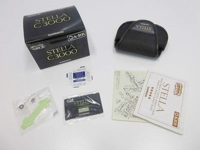 SHIMANO 04 STELLA C3000 ACCESSORIES SPINNING REEL CASE BLACK EXCELLENT+++++