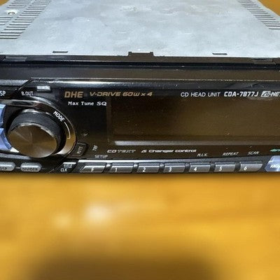 ALPINE CDA-7877J 1DIN CAR STEREO CD HEAD UNIT FM/AM TUNER 60WX4 AI-NET
