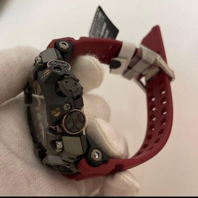 CASIO G-SHOCK MUDMASTER GWG-B1000-1A4JF TOUGH SOLAR DIGITAL ANALOG RED WATCH