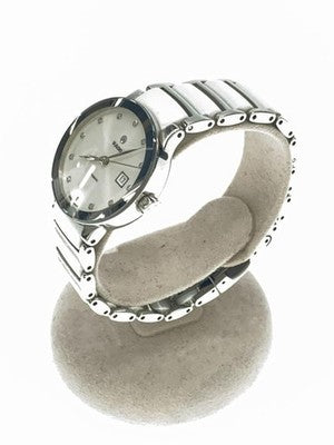 RADO CENTRIX R30027732 AUTOMATIC TITANIUM WHITE DIAL ANALOG MEN'S WATCH USED