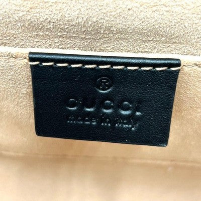 GUCCI GG SUPREME PADLOCK CHAIN SHOULDER BAG 432182 BROWN AUTHENTIC