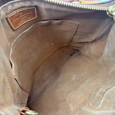LOUIS VUITTON M40524 MONOGRAM POCHETTE VALMY SHOULDER BAG AUTHENTIC USED LEATHER