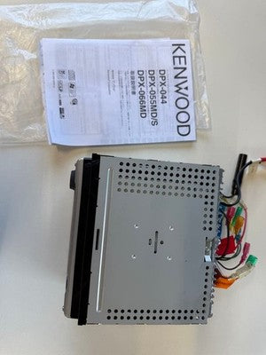 KENWOOD DPX-07MD 2DIN CAR AUDIO CD MD PLAYER W/BOX TESTED JAPAN USED F/S