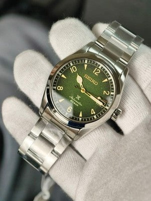 SEIKO PROSPEX ALPINIST SPB155J1 SBDC115 GREEN DIAL AUTOMATIC WATCH UNUSED