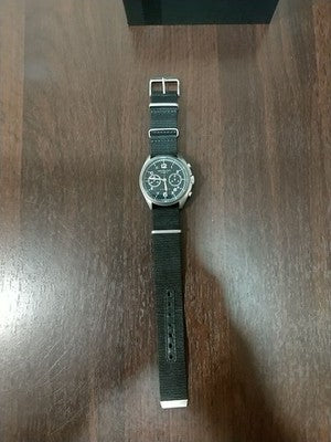 HAMILTON KHAKI PILOT PIONEER CHRONOGRAPH H764560 AUTOMATIC BLACK DIAL 41MM