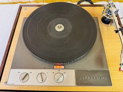 GARRARD 401 TURNTABLE WITH SAEC WE-308 TONEARM VINTAGE ANALOG HIFI JAPAN MINT JP