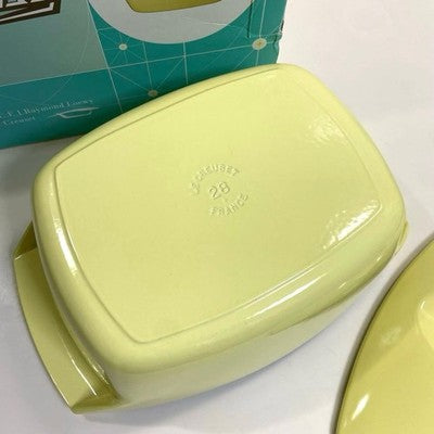 LE CREUSET COQUELLE RAYMOND LOEWY REPRINT EDITION YELLOW RARE USED JP