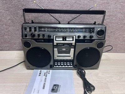 AIWA TPR-820 VINTAGE BOOMBOX STEREO CASSETTE RADIO FROM JAPAN TESTED WORKING
