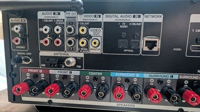 DENON AVR-X1600H AV AMPLIFIER 7.2CH NETWORK RECEIVER FOR PARTS OR NOT WORKING
