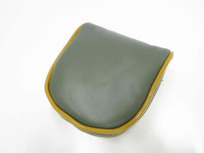 KENSAWADA SUSSEX FLY REEL CASE 9 CM IN HEIGHT 8 CM IN WIDTH 3.5 CM IN DEPTH