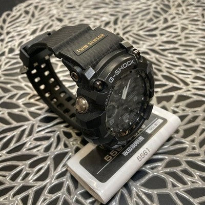 CASIO G-SHOCK BLACK MEN'S WATCH GWG-100-1AJF W/BOX TESTED JAPAN USED F/S