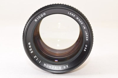 RICOH XR RIKENON 55MM F1.2 K MOUNT LARGE-APERTURE STANDARD LENS EXCELLENT+++++