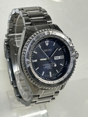 SEIKO LANDMASTER 5M43 0E80 KINETIC MENS WATCH WORKING JAPAN RARE VINTAGE