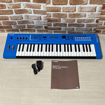 YAMAHA MX49 BLUE LIMITED EDITION 49-KEY SYNTHESIZER KEYBOARD MUSIC PRODUCTION