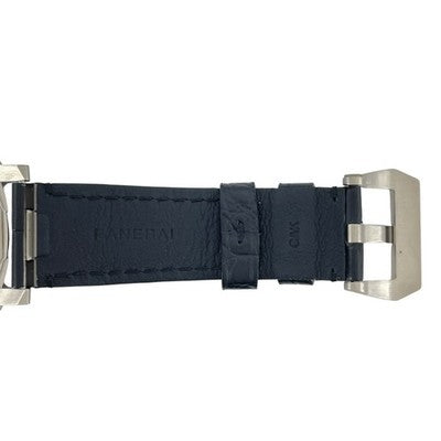 PANERAI PAM01271 LUMINOR MARINA QUARANTA MEN'S WATCH WHITE SS/LEATHER STRAP