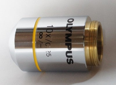 Olympus Infinity Plan 10x 0.25 Objective Lens ∞/- For CX BX Series Microscopes