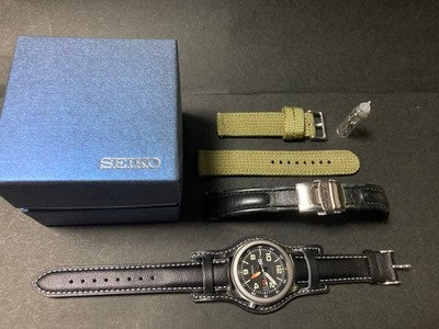 SEIKO 7S26-0620 ANA LIMITED PILOT MODEL AUTOMATIC WATCH 40MM STAINLESS STEEL