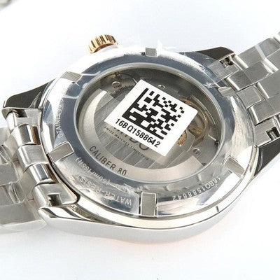 MIDO BELLUNA II M0244072203109 AUTOMATIC SILVER ROSE GOLD MEN'S WATCH BOX