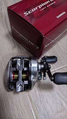 SHIMANO 11 Scorpion DC7 Left Handed Baitcasting Fishing Reel Used From Japan