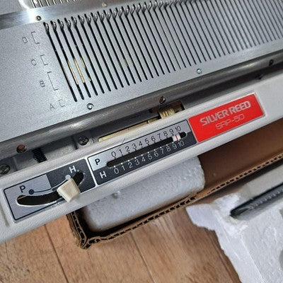 SILVER REED SRP-50 PILE RIBBER ATTACHMENT KNITTING MACHINE SERVICED FULL SET BOX