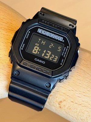 CASIO G SHOCK DW5600 NEIGHBORHOOD LIMITED COLLAB BLACK WATCH RARE VTG BOXED
