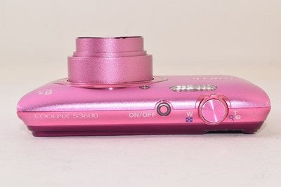 NIKON COOLPIX S3600 AZALEA PINK COMPACT DIGITAL CAMERA CCD SENSOR AS IS