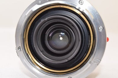 MINOLTA M-ROKKOR 28MM F2.8 WITH DEDICATED HOOD WIDE-ANGLE LENS AS IS
