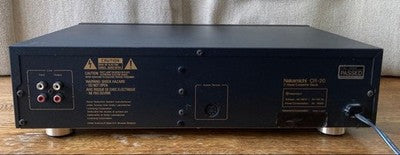 NAKAMICHI CR-20 2 HEAD CASSETTE DECK AUDIO PLAYER BLACK HI-FI JAPAN TESTED